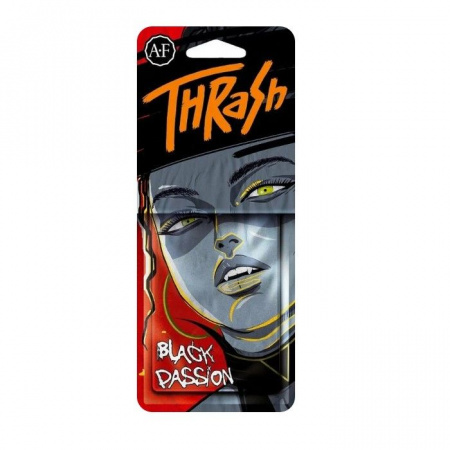 Ароматизатор подвесной картон AURA FRESH THRASH Black Passion - КОЛОРЛОН ВТД Новосибирск