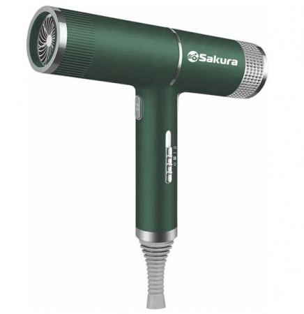 SAKURA Фен электро SA-4051GR 1600Вт 3реж хол.сушка LED подсветка - КОЛОРЛОН ВТД Новосибирск