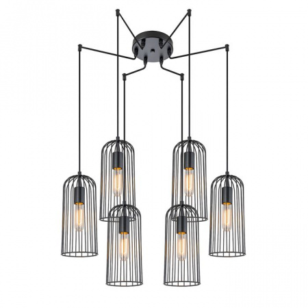 Люстра Escada 10198/6 E27*60W Black - КОЛОРЛОН ВТД Новосибирск