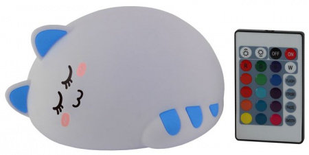 ЭРА NLED-415-2W-BU белый с синим наст.светильник - КОЛОРЛОН ВТД Новосибирск