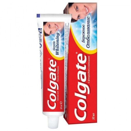 з/п Colgate Бережное Отбеливание  50мл/Colg/72x12 - КОЛОРЛОН ВТД Новосибирск