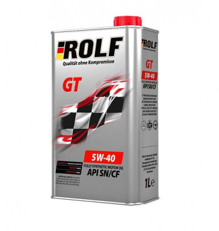 Масло моторное ROLF GT 5W-40, SN/CF 1л синт - КОЛОРЛОН ВТД Новосибирск