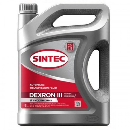 Масло трансмиссионное Sintec ATF III Dexron 4л (900265) - КОЛОРЛОН ВТД Новосибирск