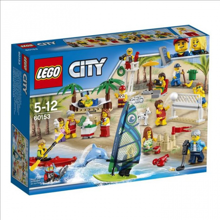 60153 Игрушка Город Отдых на пляже - жители LEGO CITY - КОЛОРЛОН ВТД Новосибирск