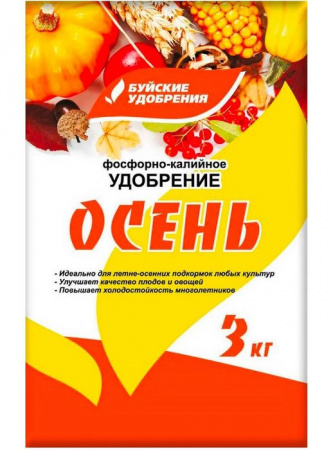 Ф/к удобрение "Осень" 3кг 10/300 - КОЛОРЛОН ВТД Новосибирск