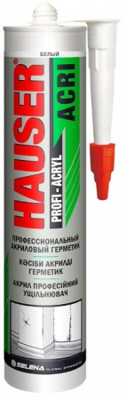 Hauser ACRI герметик акриловый белый 260мл - КОЛОРЛОН ВТД Новосибирск