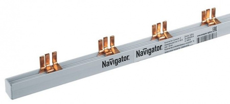 Navigator Шина соединительная 3P 63А 12PIN, 22 см 61 347 - КОЛОРЛОН ВТД Новосибирск