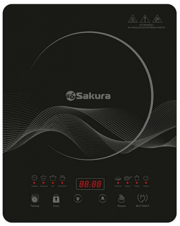 SAKURA плитка индукц SA-7156 1конф 6реж - КОЛОРЛОН ВТД Новосибирск
