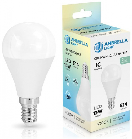 13W Лампа 451314 LED P45 13W IC E14 4000K 175-265V Н - КОЛОРЛОН ВТД Новосибирск