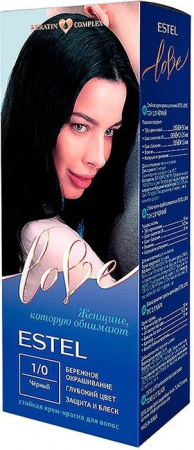 Эстель Love краска-крем  1/0 черный - КОЛОРЛОН ВТД Новосибирск