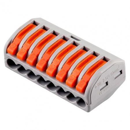 Stekker LD222-418 (5шт.) клемма 8-ая (0,08-4мм2), 450В, 32А - КОЛОРЛОН ВТД Новосибирск