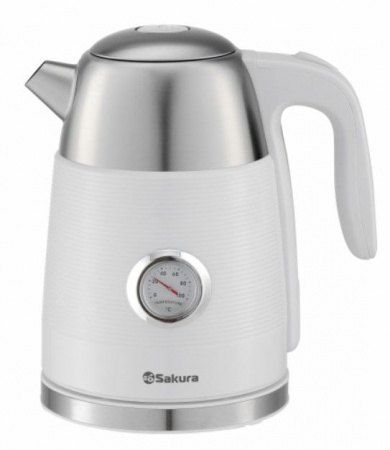 SAKURA Чайник электр SA-2178W Premium (1.7) нерж - КОЛОРЛОН ВТД Новосибирск