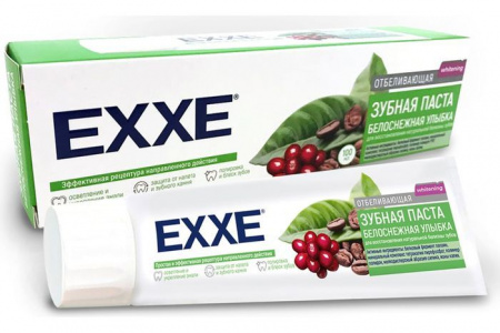 EXXE Зубная паста 100 мл отбеливающая  "Белоснежная улыбка" - КОЛОРЛОН ВТД Новосибирск