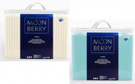 Плед "Moonberry" 200*210 (пл.280гр/м2) в асс-те - КОЛОРЛОН ВТД Новосибирск