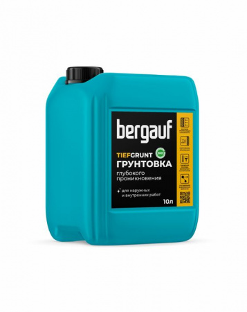 Bergauf TIEFGRUNT 10 л Грунтовка глубокого проникновения ЛЕТО-ЗИМА - КОЛОРЛОН ВТД Новосибирск