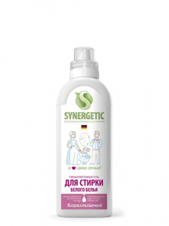 ***SYNERGETIC 750 Гель для стирки белого белья - КОЛОРЛОН ВТД Новосибирск