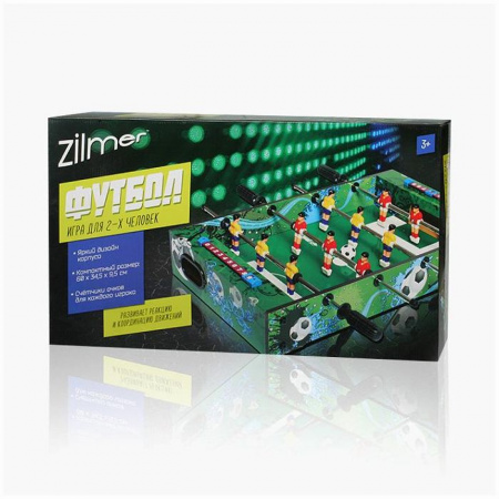 ZIL0501-023Настольная игра Zilmer "Футбол" (60х34,5х9,5 см, цветн.) - КОЛОРЛОН ВТД Новосибирск