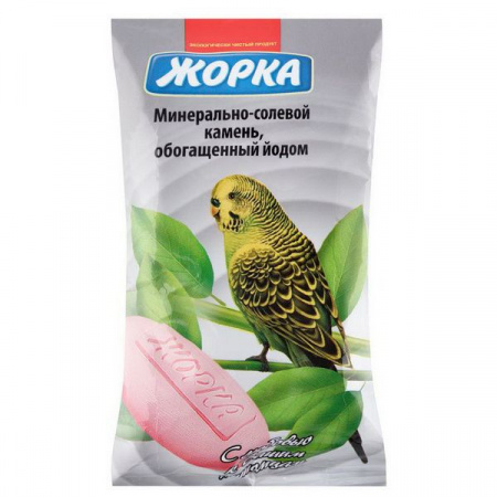ЖОРКА Минер.-соляной камень д/птиц (2 шт) - КОЛОРЛОН ВТД Новосибирск