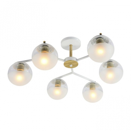 ***Потолочный светильник  Escada 1130/6PL E27*60W White/Gold - КОЛОРЛОН ВТД Новосибирск