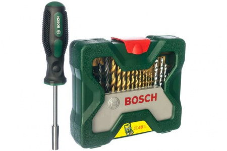 BOSCH X-Line-40+Ручная отвертка Promobasket 2607017334 - КОЛОРЛОН ВТД Новосибирск