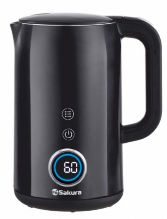 SAKURA Чайник электр SA-2185DBK Premium (1.7) дисплей, черн д - КОЛОРЛОН ВТД Новосибирск