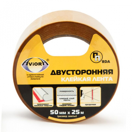 Двуст.кл.лента 50мм*25м ПП AVIORA /36 - КОЛОРЛОН ВТД Новосибирск