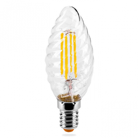 7W Led Wolta filament свеча витая  CT35 E14 4000K 25SCTFT7E14 Лампа - КОЛОРЛОН ВТД Новосибирск