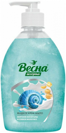 мыло 500гр жидк Морские минералы Ассорти Весна - КОЛОРЛОН ВТД Новосибирск