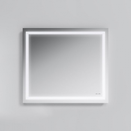 M91AMOX0801WG Gem, зеркало настенное с LED-подсветкой по периметру, 80 см - КОЛОРЛОН ВТД Новосибирск