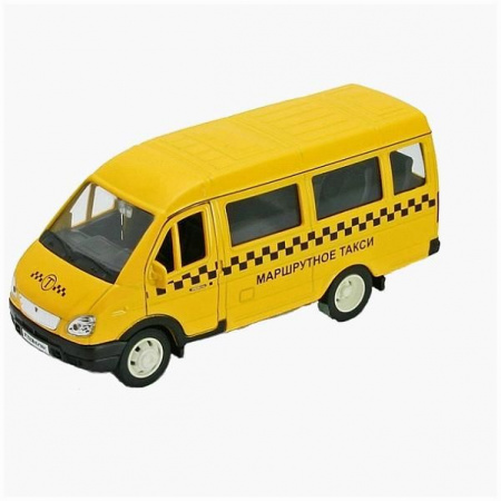 42387ATI Игрушка модель машины ГАЗель ТАКСИ - КОЛОРЛОН ВТД Новосибирск