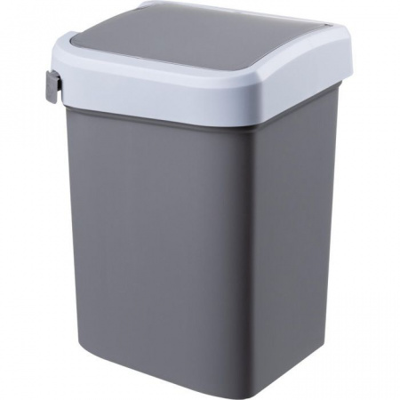 Контейнер д/мусора 10,0л Smart Bin серый  434214711 Быт - КОЛОРЛОН ВТД Новосибирск