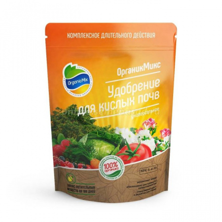 Для кислых почв ОрганикМикс 850г - КОЛОРЛОН ВТД Новосибирск