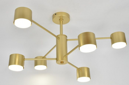 Люстра MS 1200/6 Арагон Золото 6*GX53 max.11W 650x650x300mm - КОЛОРЛОН ВТД Новосибирск