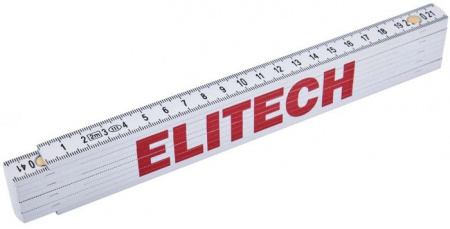 ELITECH Метр складной пластиковый 200см - КОЛОРЛОН ВТД Новосибирск