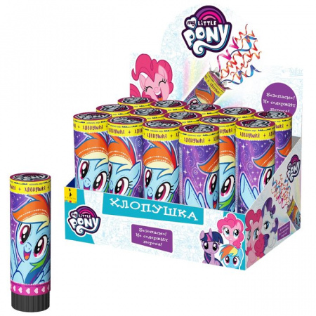 35088Хлопушка пружинная "My Little Pony", 15 см - КОЛОРЛОН ВТД Новосибирск