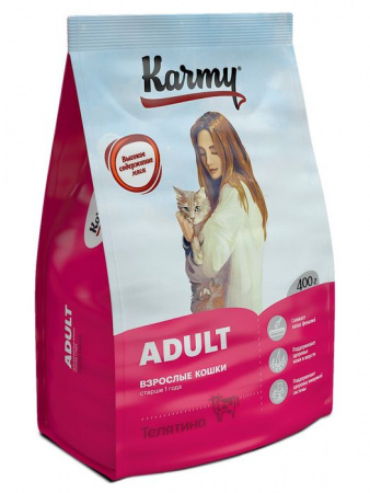 Karmy Эдалт Телятина 0,4кг - КОЛОРЛОН ВТД Новосибирск
