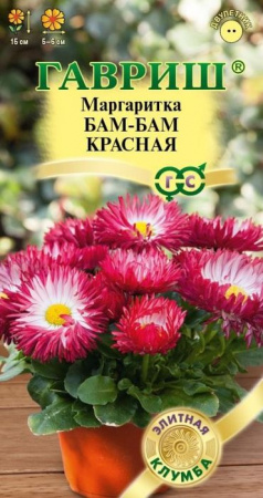 Маргаритка Бам-бам Красная 7шт (Гавриш) - КОЛОРЛОН ВТД Новосибирск
