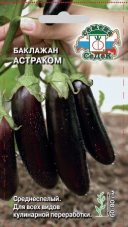 Баклажан Астраком 0.2г (СеДеК) - КОЛОРЛОН ВТД Новосибирск