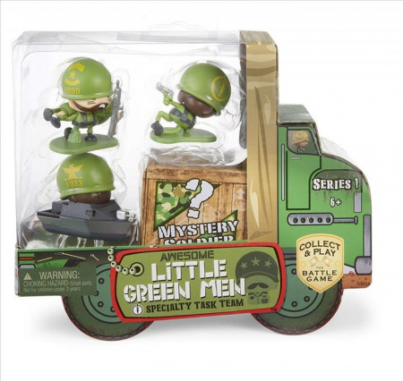 547457Игрушка Awesome Little Green Men 4 фигурки, кор. - КОЛОРЛОН ВТД Новосибирск