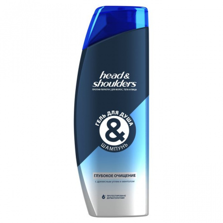 HEAD & SHOULDERS Гель для душа + шампунь Глубокое очищение 360мл - КОЛОРЛОН ВТД Новосибирск