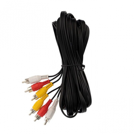Шнур 3RCA-3RCA L=5m Rexant 17-0205 - КОЛОРЛОН ВТД Новосибирск