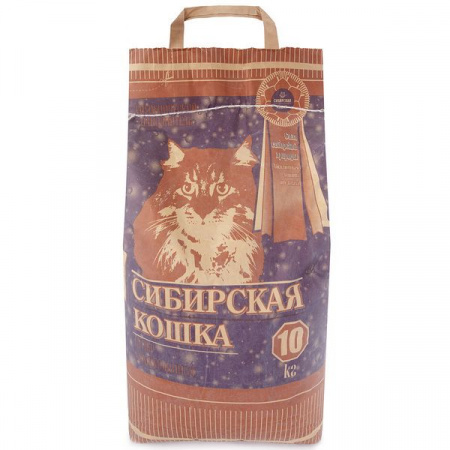 СИБИРСКАЯ КОШКА наполн. 10кг СУПЕР(комкующ.) - КОЛОРЛОН ВТД Новосибирск
