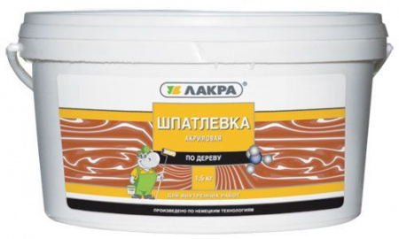 Шпатлевка по дереву Махагон 1,5кг Л-С - КОЛОРЛОН ВТД Новосибирск