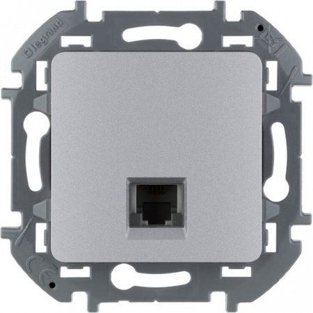 Legrand INSPIRIA Алюминий Розетка ПК Cat5e 673827 - КОЛОРЛОН ВТД Новосибирск