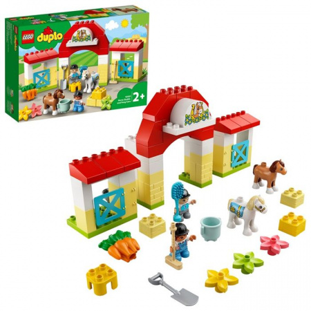 10951Конструктор LEGO DUPLO "Конюшня для лошади и пони" - КОЛОРЛОН ВТД Новосибирск