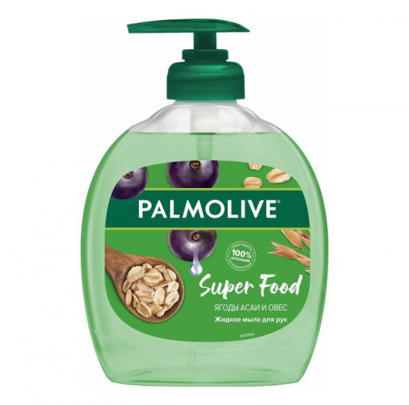 Palmolive Мыло жидкое 300 мл Super Food Ягоды Асаи и Овес - КОЛОРЛОН ВТД Новосибирск