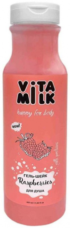 Лорен Vitamilk Гель-шейк д/душа 350мл Малина+Молоко - КОЛОРЛОН ВТД Новосибирск