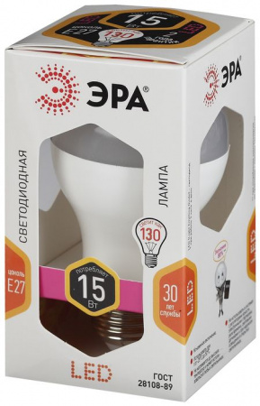 15W Led ЭРА A60-827-E27 Лампа - КОЛОРЛОН ВТД Новосибирск