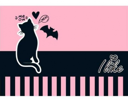 Клеёнка д/труда КОКОС 35*50см "Cat secret" 240601 ПВХ,120мкм - КОЛОРЛОН ВТД Новосибирск