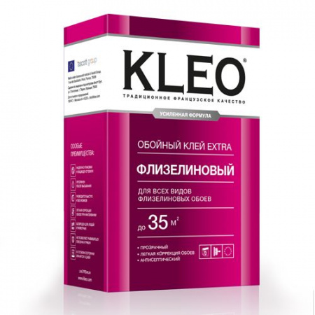 *KLEO EXTRA 35, Клей для флизелиновых обоев, сыпучий - КОЛОРЛОН ВТД Новосибирск